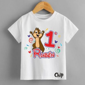 Camiseta cumple personalizada Chip Chop