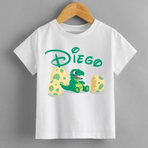 Camiseta cumple personalizada Dino