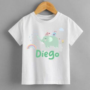 Camiseta cumple personalizada Elefante