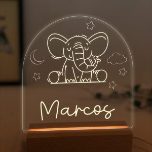 Lámpara Elefantito personalizada