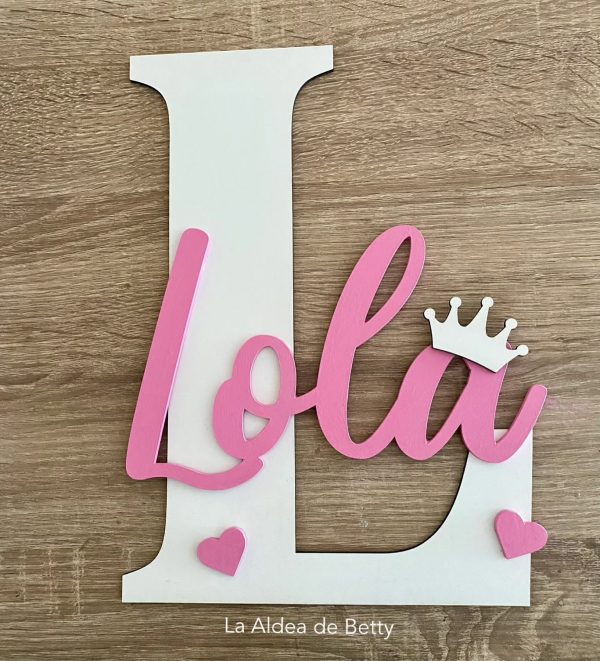 Letra con Nombre personalizada - Imagen 5