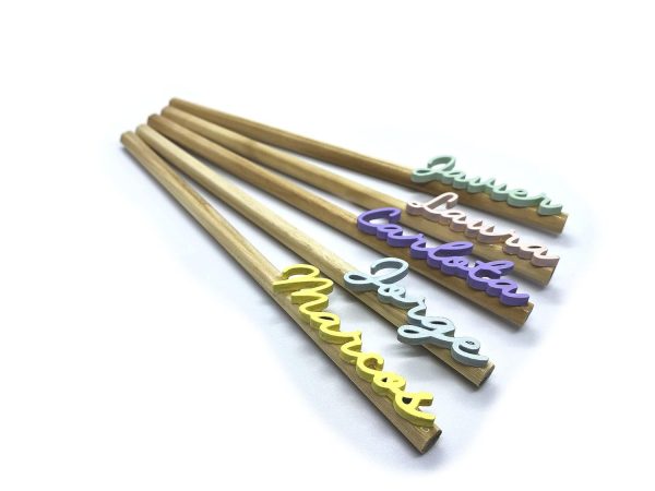 Lápices personalizados de colores